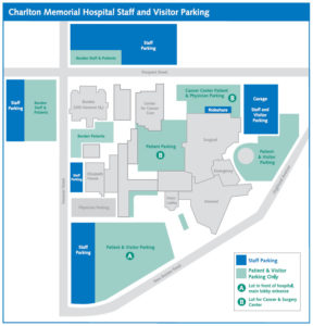 Charlton Memorial Hospital Parking Map