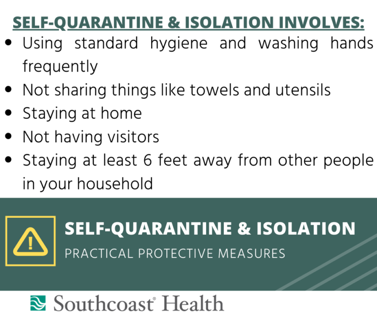 SelfQuarantine Guidelines Southcoast Health
