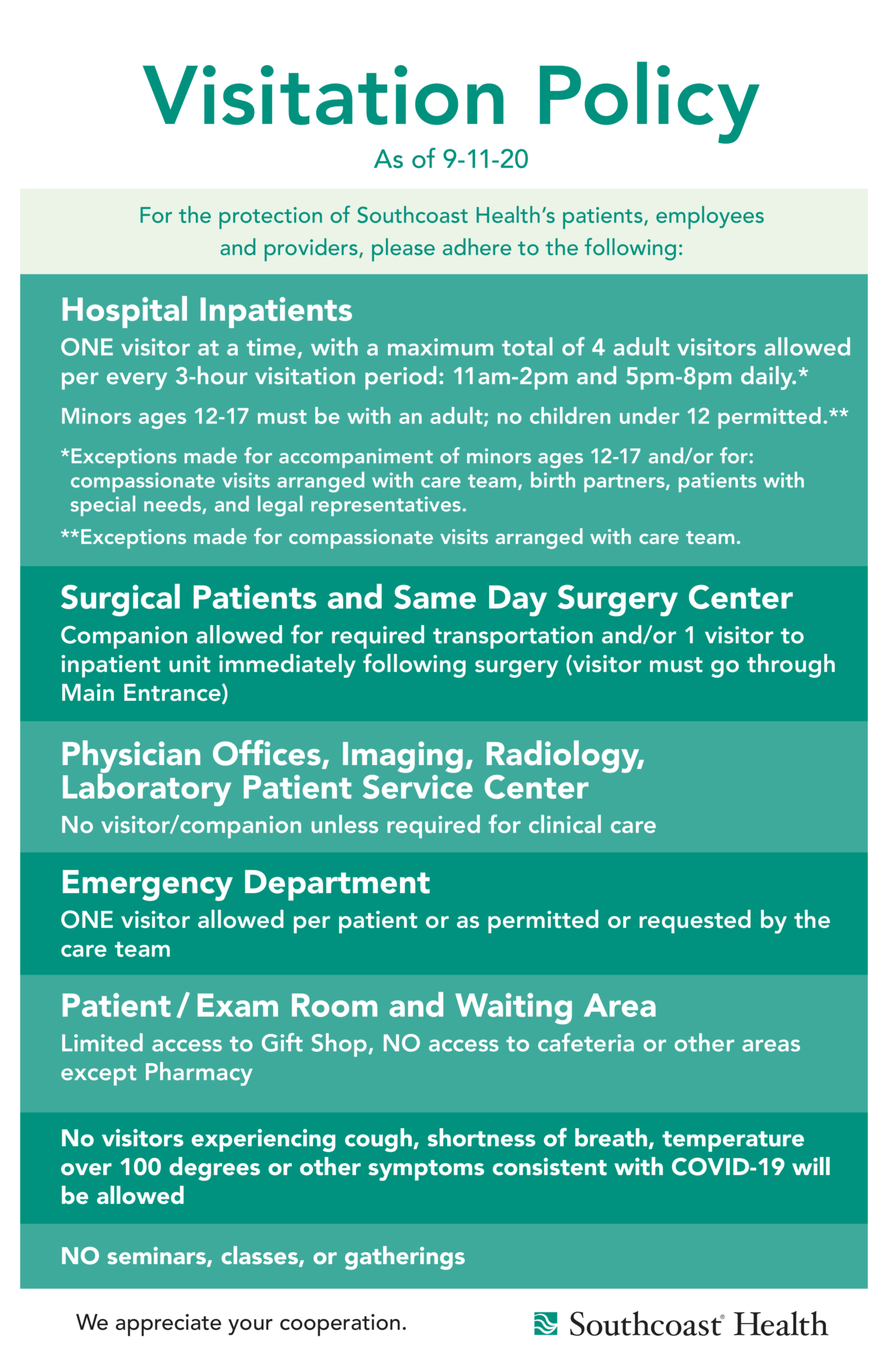 Visitation-Policy-091120-11x17-1 - Southcoast Health